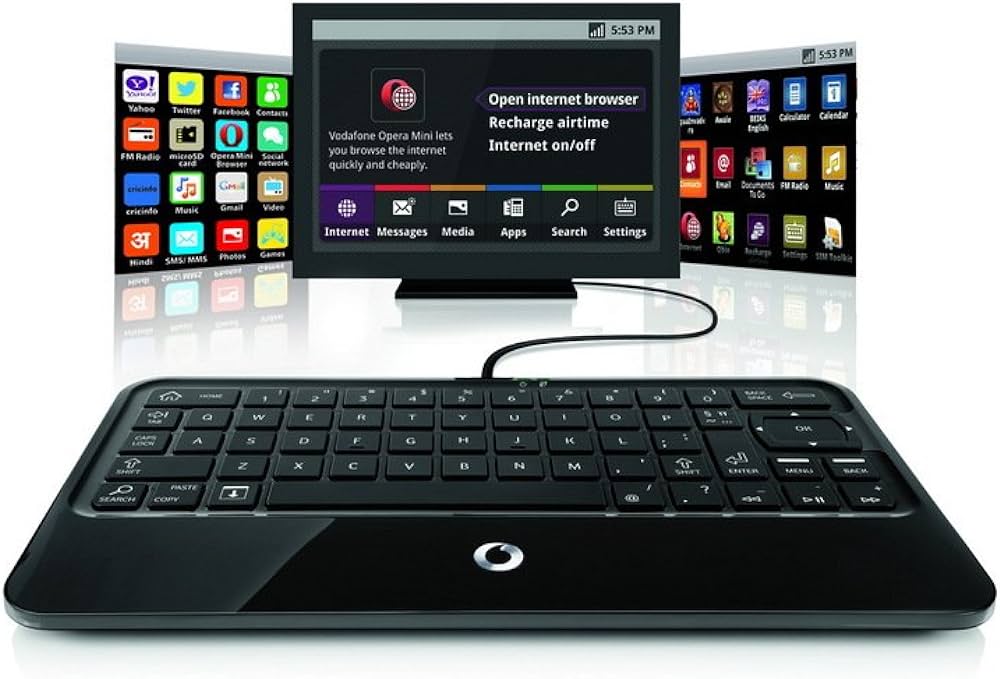 Vodafone's Webbox keyboard puts a Web browser on your TV.