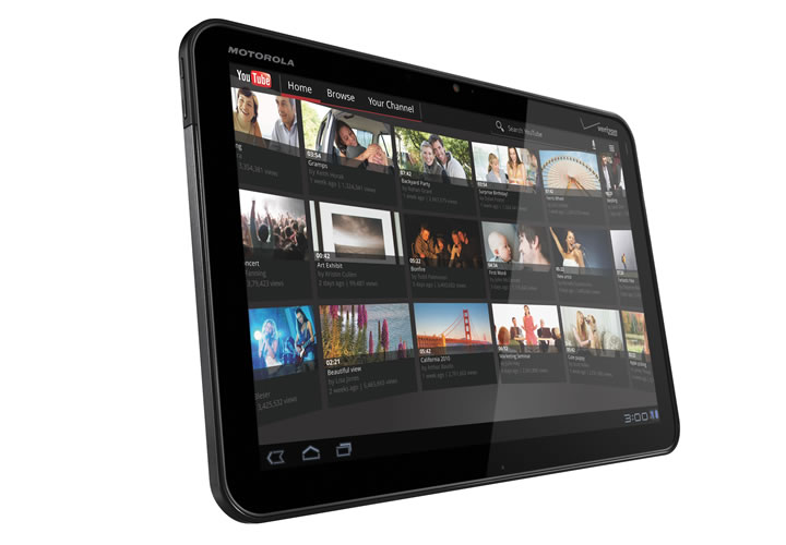Motorola Xoom Android Tablet - 1st Tablet with Android 3.0 Honeycomb OS 