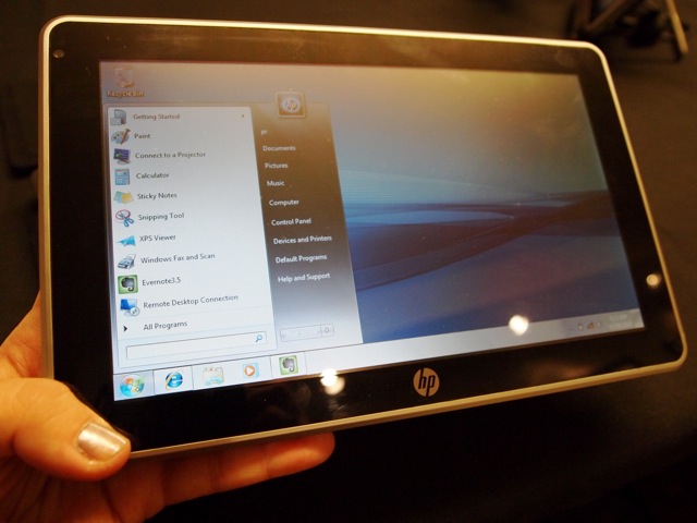 HP unveils 'Slate 500' tablet computer with Window 7 Professional