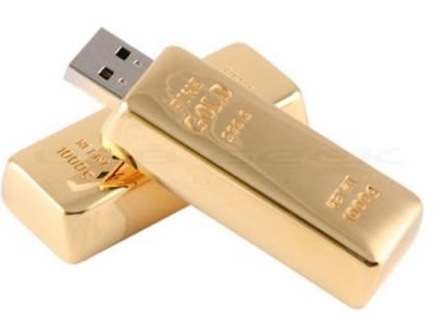 Golden USB Drive: Join the fancy World