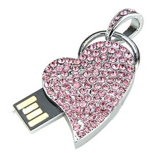 Heart Necklace USB Flash Drive II