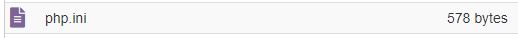 php.ini file