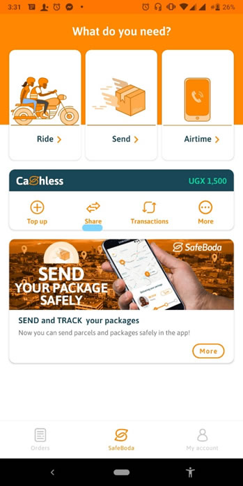 Launch Safeboda App