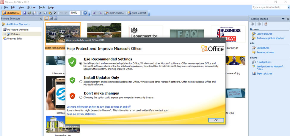 How to install Microsoft office picture manager in windows 10