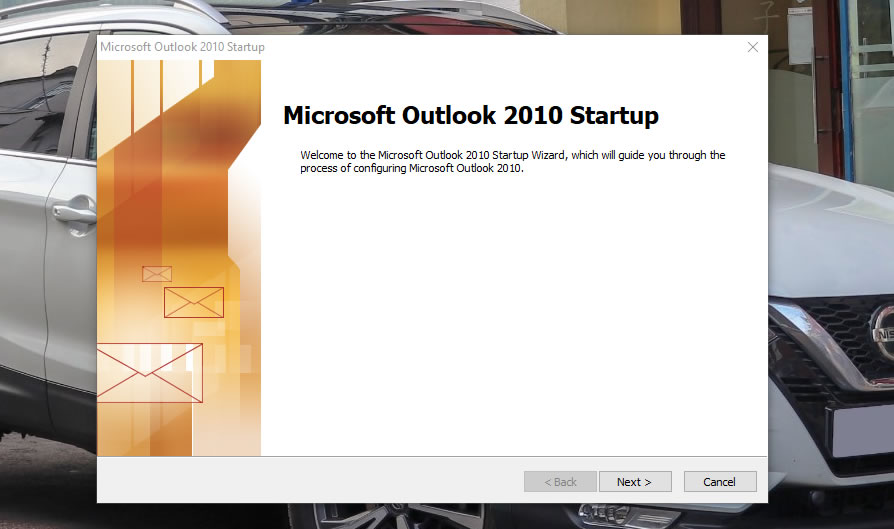 Howto configure Microsoft Outlook 2010