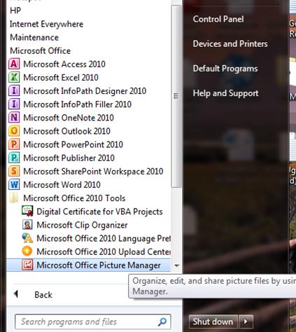 Microsoft Picture Manager